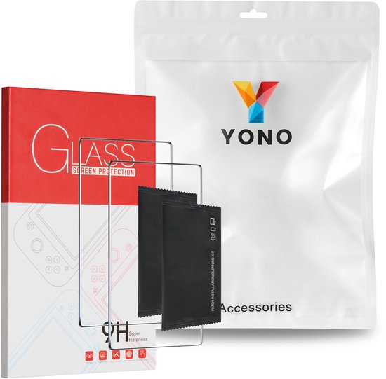 YONO Screen Protector Set geschikt voor Nintendo Switch 2 - Gehard Glas - Bescherming Accessoires - 2 stuks