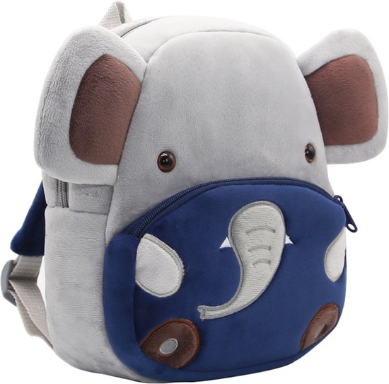 YONO Kinder Rugzak – Rugtas voor Peuter / Kleuter – Jongens en Meisjes – Olifant