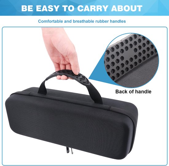 YONO Hard Case geschikt voor Dyson Airwrap - Reistas Stijltang en Opzetstukken - Travel Tas - Opbergtas Haarstyler