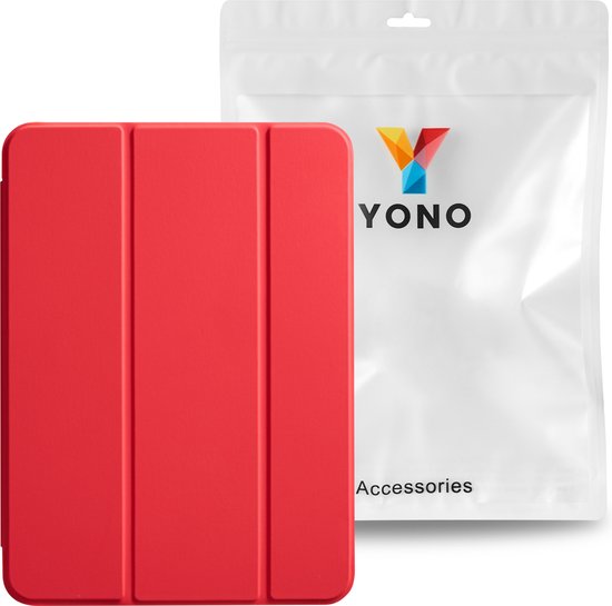 YONO Hoes geschikt voor iPad 10e Generatie - 2022 - 10.9 inch - Case Cover - Tablet Hoesje - Rood