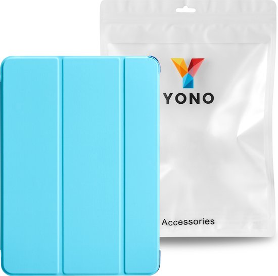 YONO Hoes geschikt voor iPad Air 2024 - 11 Inch - iPad Pro 2022 - 2021 - Case Cover - Tablet Hoesje - Lichtblauw