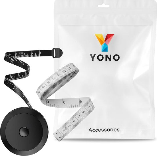 YONO Meetlint Lichaam - Omtrekmeter - 150 cm - Meetlint - Rolmaat - Kleding - Set