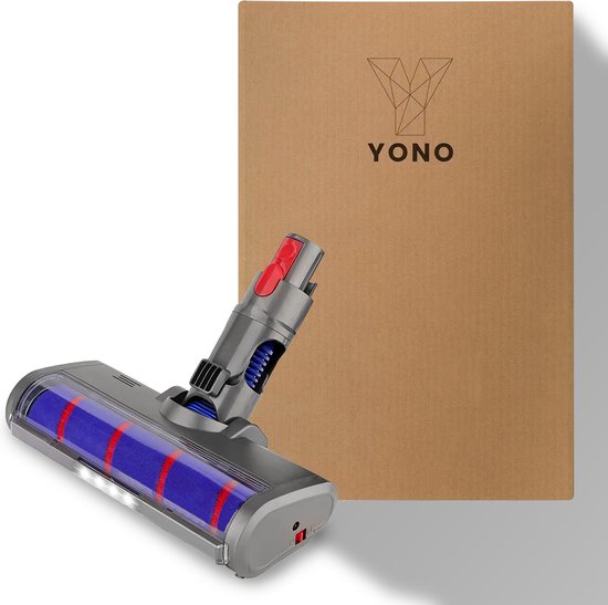 YONO Zuigmond geschikt voor Dyson Steelstofzuiger - V15 V11 V10 V8 V7 - Stofzuigermond - Onderdelen - Mondstuk Accessoires - Vloerzuigmond - Turboborstel