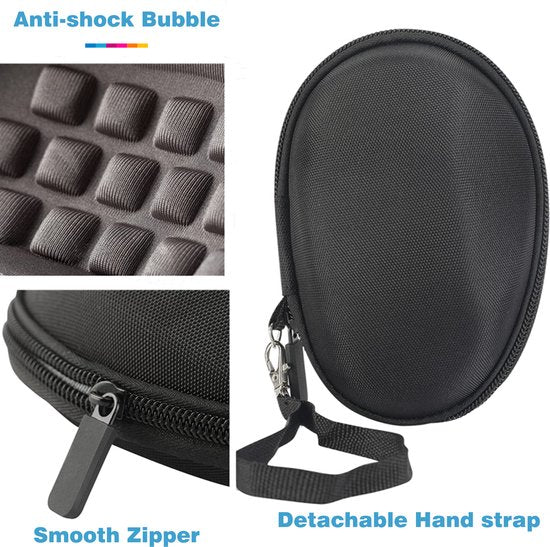YONO Hard Case geschikt voor Logitech MX Master 3S - 3 - 2S - Draadloze Muis - Beschermhoes - Opbergtasje - Zwart