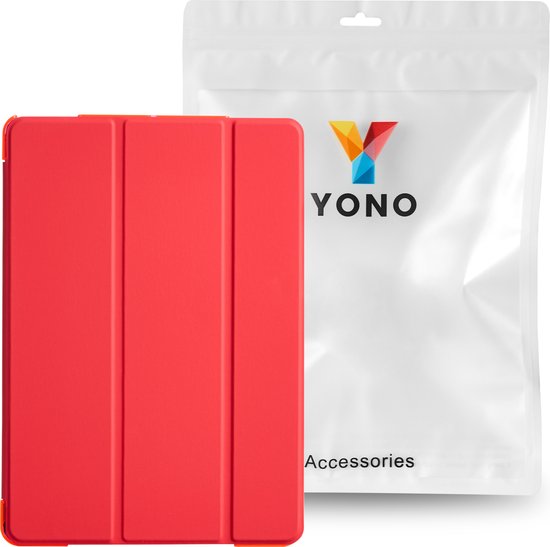 YONO Hoes geschikt voor iPad 9 10.2 inch - 9e Generatie - 8e - 7e - 2021 - 2020 - 2019 - Case Cover - Tablet Hoesje - Rood