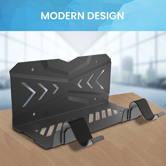 YONO Muurbeugel geschikt voor Playstation 5 - Wall Mount Beugel Houder voor PS5 en Accessoires - Zwart