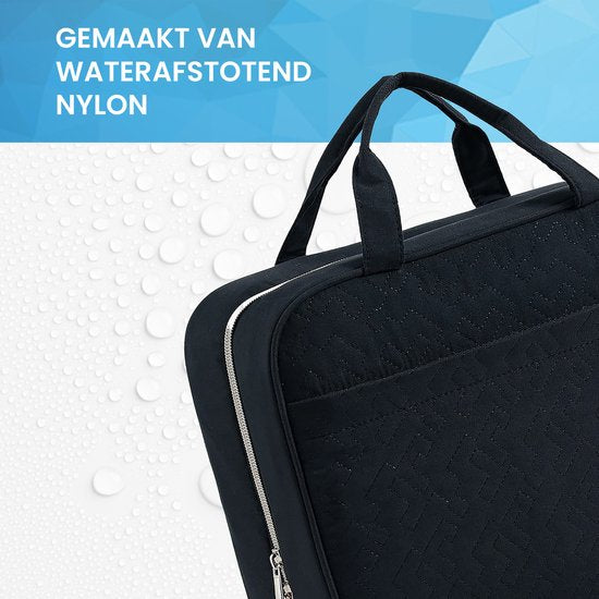 YONO Toilettas Dames XL - Travel Organizer met Haak - Make Up / Cosmetica / Beauty Tas - Zwart