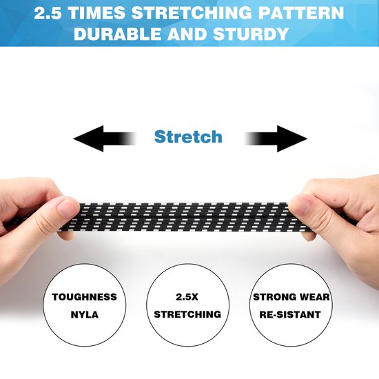 YONO Snelbinders Fiets met Haak - Universeel - Bagagebinder - Spinbinder - Spanelastiek - 2 Stuks