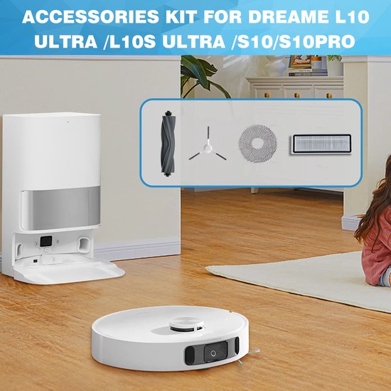 YONO Accessoires Set geschikt voor Dreame L10S Pro - Gen2 - Ultra - Robotstofzuiger Onderdelen - 13in1