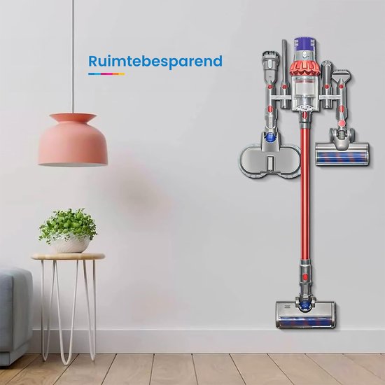 YONO Wandhouder XL geschikt voor Dyson V15 V11 V10 V8 - Ophangsysteem - Muurbeugel - Onderdelen Steelstofzuiger - Accessoires