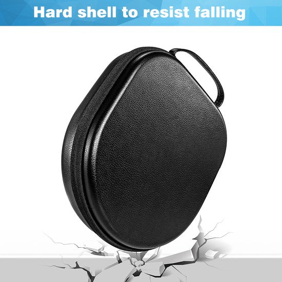 YONO Hard Case geschikt voor Airpods Max - Koptelefoon Hoes - Beschermhoes - Zwart