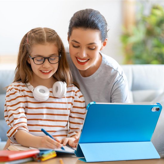 YONO Hoes geschikt voor iPad 10e Generatie - 2022 - 10.9 inch - Case Cover - Tablet Hoesje - Lichtblauw