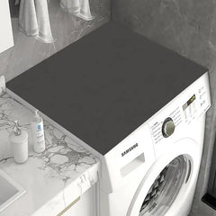 YONO Wasmachine Beschermer Bovenkant - Anti Slip Mat Hoes - 60x50 cm - Zwart