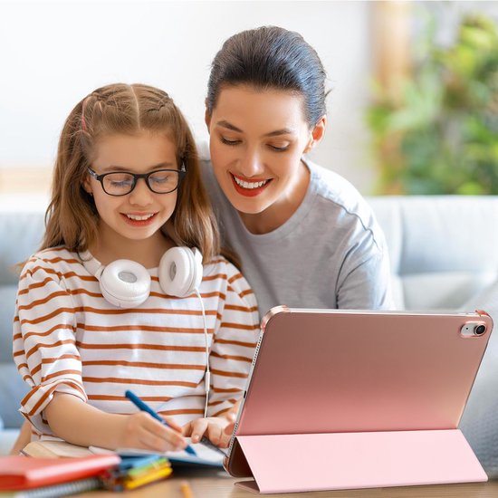 YONO Hoes geschikt voor iPad 10e Generatie - 2022 - 10.9 inch - Case Cover - Tablet Hoesje - Roze