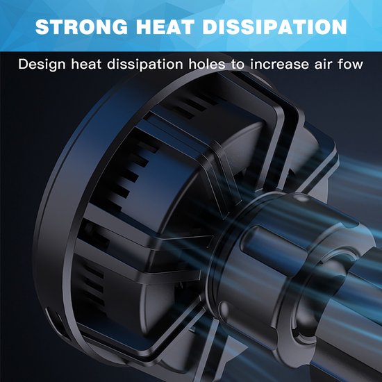 YONO Telefoonhouder Auto Magnetisch - Autohouder - Magnetische Oplader USB-C - geschikt voor Magsafe - Ventilatie Bevestiging - Zwart