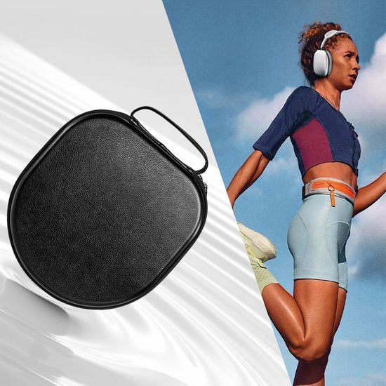 YONO Hard Case geschikt voor Airpods Max - Koptelefoon Hoes - Beschermhoes - Zwart