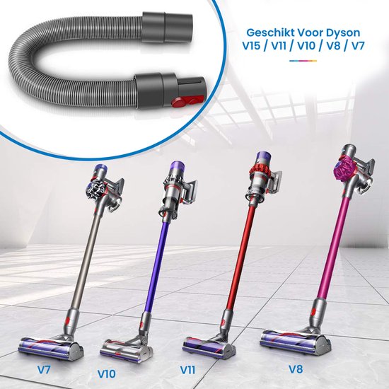 YONO Flexibele Slang Geschikt Voor Dyson V15 / V11 / V10 / V8 / V7 Steelstofzuiger - Stofzuigerslang Uitrekbaar Verlengstuk - Stofzuiger Accessoires Onderdelen