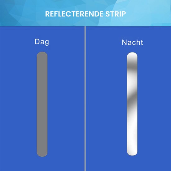 YONO Regenhoes Rugzak Waterdicht - Backpack Hoes - Reflecterend - 71 tot 80 Liter - Blauw - XXL