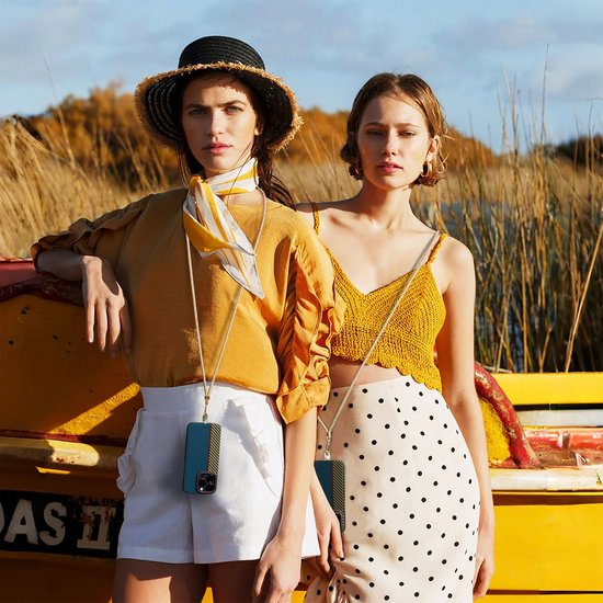 YONO Telefoonkoord Universeel - Nylon Telefoon Ketting Verstelbaar - Multicolour