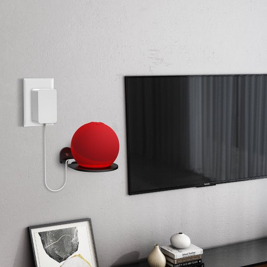 YONO Wandplank voor Smart Speaker - Wall Mount Universeel - Muurbeugel Houder Zwevend - Geschikt Voor Sonos Play / Google Nest Home Mini / Apple Homepod / Amazon Echo / IP Camera / Wifi Router - Zwart