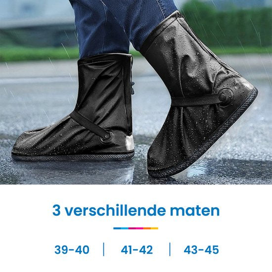 YONO Overschoenen Waterdicht - Schoenovertrekken Herbruikbaar en Reflecterend - Schoen Regen Hoes - Maat 43-45