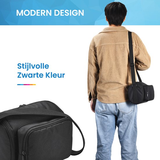 YONO Case geschikt voor Sonos Move / Move 2 - Bescherm Hoes met Draagriem - Zwart