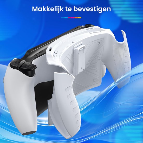 YONO Hoes geschikt voor Playstation Portal PS5 – Case Beschermhoes Accessoires met Ergonomische Hand Grip en Standaard – Wit