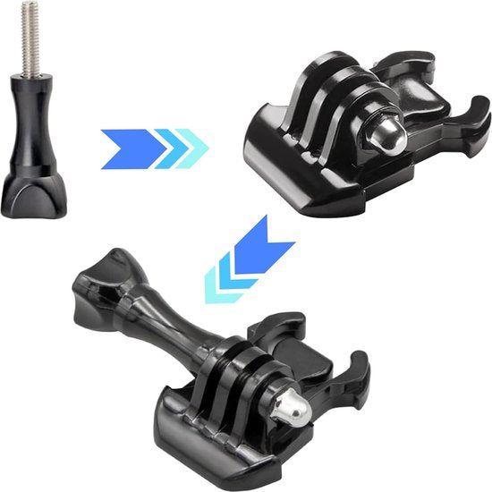 YONO Helmet Front Mount geschikt voor GoPro - Action Camera - Adapter Accessoires