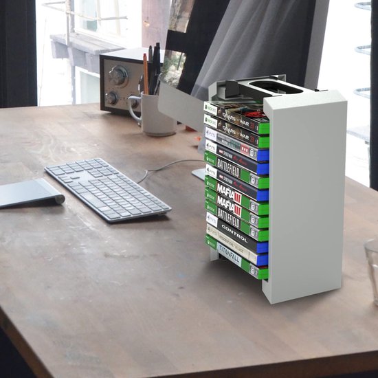 YONO Game Opbergrek - Spellen Houder geschikt voor PS5 - Xbox - Accessoires - DVD - 18 Games