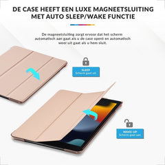 YONO Hoes geschikt voor iPad 9 10.2 inch - 9e Generatie - 8e - 7e - 2021 - 2020 - 2019 - Case Cover - Tablet Hoesje - Roze