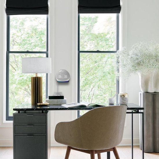 YONO Wandplank voor Smart Speaker - Wall Mount Universeel - Muurbeugel Houder Zwevend - Geschikt Voor Sonos Play / Google Nest Home Mini / Apple Homepod / Amazon Echo / IP Camera / Wifi Router - Zwart