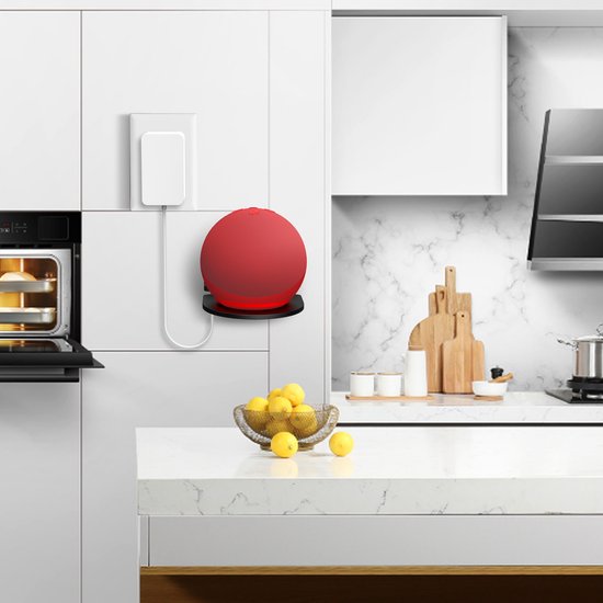 YONO Wandplank voor Smart Speaker - Wall Mount Universeel - Muurbeugel Houder Zwevend - Geschikt Voor Sonos Play / Google Nest Home Mini / Apple Homepod / Amazon Echo / IP Camera / Wifi Router - Zwart