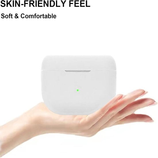 YONO Soft Case geschikt voor Jabra Elite 8 Active / Elite 10 - Siliconen Hoesje - Wit