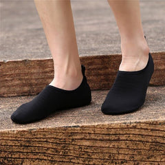 YONO Waterschoenen voor Volwassenen - Anti-Slip Zwemschoenen Dames en Heren - Zwart - Maat 42-43