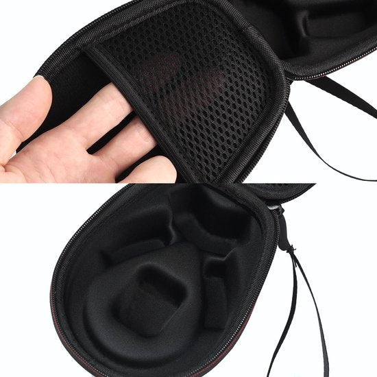 YONO Beschermhoes geschikt voor Shokz OpenRun - Pro - 2 - Mini - OpenMove - AfterShokz Aeropex - Trekz - Titanium - Air - Hard Case - Hoesje - Zwart