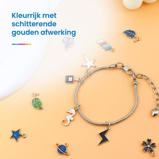 YONO Bedels voor Sieraden Maken - Armband - Ketting - Set van 100 - Goudkleurig