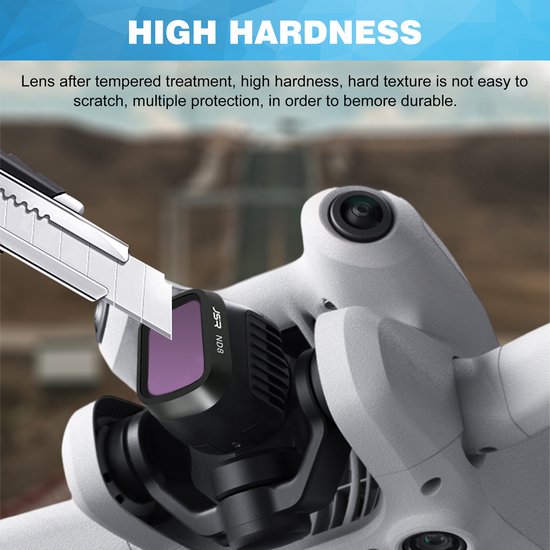 YONO Filter Set geschikt voor DJI Mini 4 Pro - Cpl - Uv - ND8 16 32 64 - Accessoires