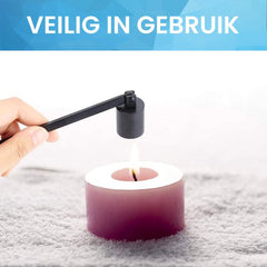 YONO Kaarsendover - Candle Snuffer - Kaarsdover - Zwart