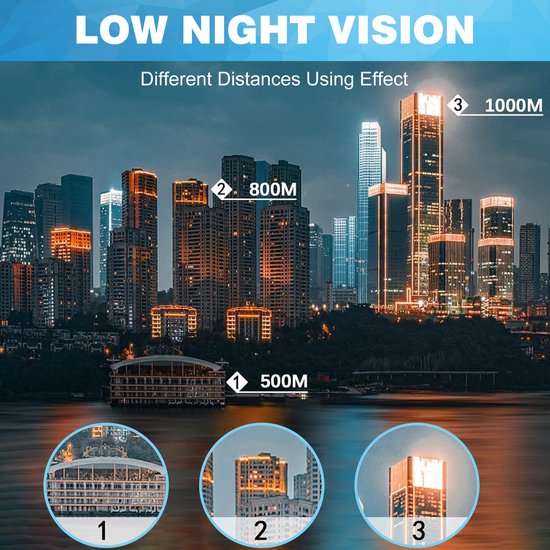 YONO Compacte Monokijker Smartphone - Monoculaire Telescoop - 80x100 - Verrekijker met Telefoon houder