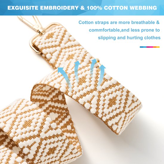 Bandoulière pour sac YONO - Bandoulière réglable - Marron clair