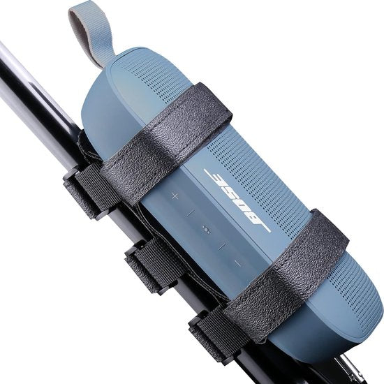 YONO Velcro Mount Houder geschikt voor JBL / Sony / Bose Speaker - Bevestiging Strap Boot / Fiets / Voertuig voor Charge 5/4 - Flip 6/5 - Zwart