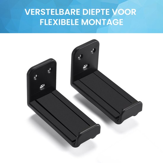 YONO Soundbar Beugel Universeel - Set - Houder - Mount - Steun - Muurbeugel - Zwart