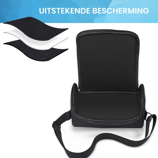 YONO Case geschikt voor Sonos Move / Move 2 - Bescherm Hoes met Draagriem - Zwart