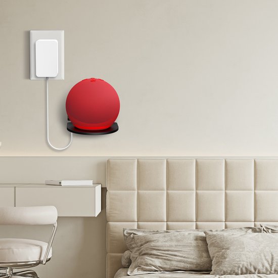 YONO Wandplank voor Smart Speaker - Wall Mount Universeel - Muurbeugel Houder Zwevend - Geschikt Voor Sonos Play / Google Nest Home Mini / Apple Homepod / Amazon Echo / IP Camera / Wifi Router - Zwart