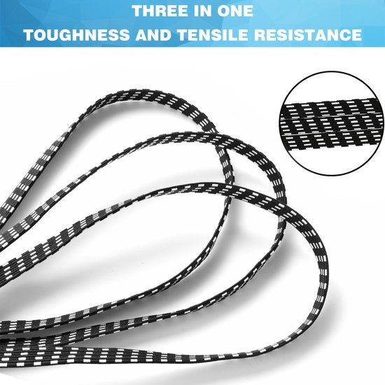 YONO Snelbinders Fiets met Haak - Universeel - Bagagebinder - Spinbinder - Spanelastiek - 2 Stuks