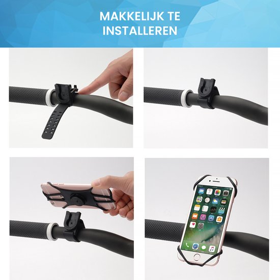 YONO Telefoonhouder Fiets Universeel - Draaibaar en Afneembaar - 2024