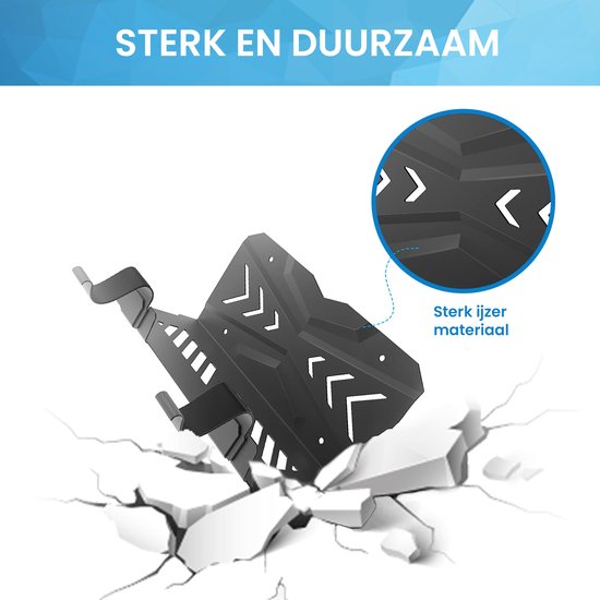 YONO Muurbeugel geschikt voor Playstation 5 - Wall Mount Beugel Houder voor PS5 en Accessoires - Zwart