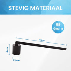 YONO Kaarsendover - Candle Snuffer - Kaarsdover - Zwart