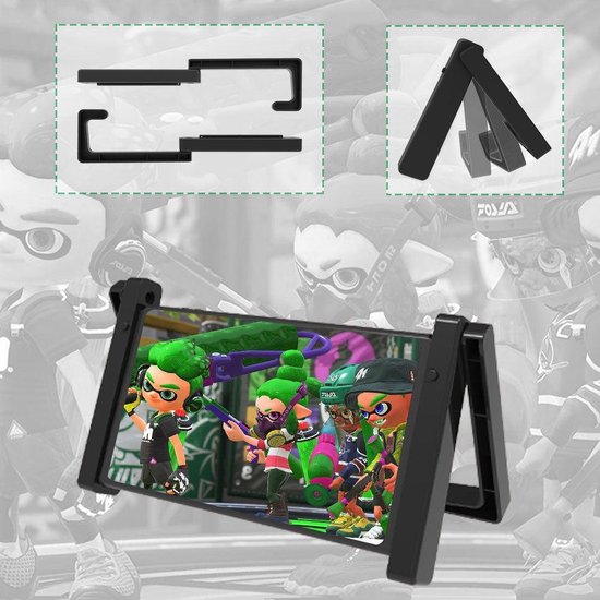 Spelcomputer Autohouder / Hoofdsteun Houder - Geschikt voor Nintendo switch - Zwart