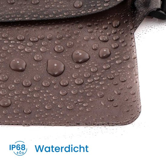 YONO Heuptasje Waterdicht - Fanny Pack Doorzichtig - Waterdichte Heuptas - Vakantie - Reizen - Festival - Dames en Heren - Donkergrijs